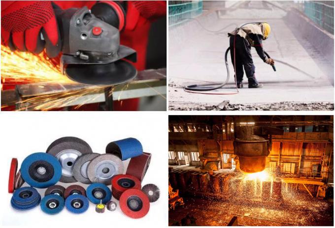 OEM Υψηλής καθαρότητας 98,8 % Al2O3 Μέσα εκτόξευσης σκόνης λευκή λιωμένη αλουμίνη για την βιομηχανία ανθεκτικών αβραστικών 3