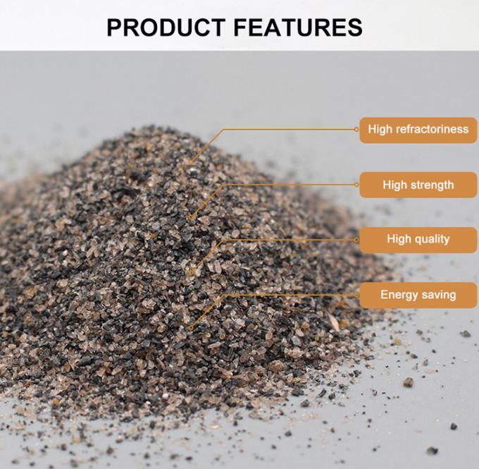 56-58% Αλ2ο3 Ανθεκτική Ανδαλουσίτη τιμή 0-1mm 1-3mm 200mesh Ανθεκτική πρώτη ύλη 1