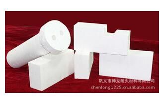 Καθαρό άσπρο υψηλό πυρίμαχο τούβλο αλουμίνας, τούβλο φυσαλίδων αλουμίνας για τους φούρνους φυσήματος