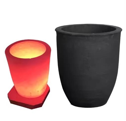 50kg 250kg Sic Κρυστήρες Καρβιδίου Σίλικονίου Sagger Graphite Κρυστήρας για τήξη
