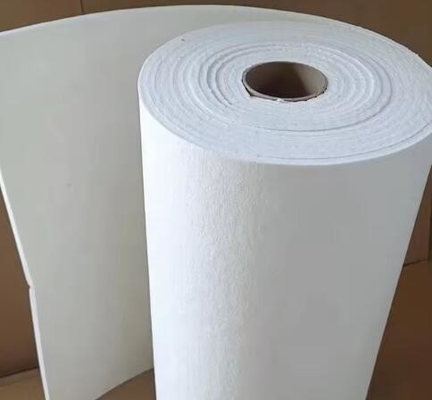 Θερμική μόνωση 1260c 1400c Πυροσβεστική ταινία σφραγίδωσης Κερματικό χαρτί από ίνες 3mm