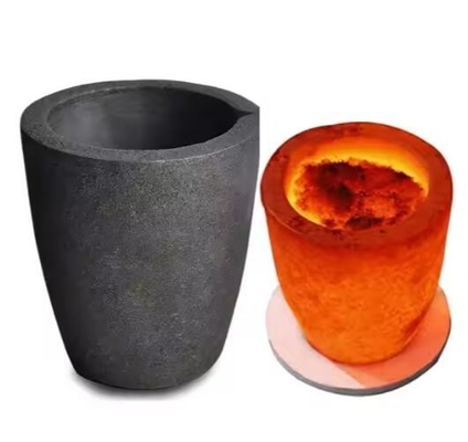 Φούρνος τήξης με επαγωγή Sic Saggar Silicon Carbide Graphite Crucible για τήξη Χαλκού Αλουμινίου Χρυσού