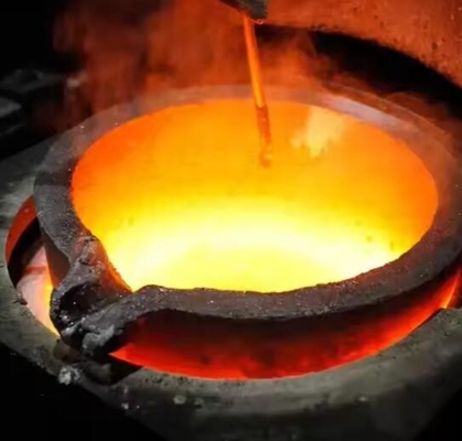 Φούρνος τήξης με επαγωγή Sic Saggar Silicon Carbide Graphite Crucible για τήξη Χαλκού Αλουμινίου Χρυσού