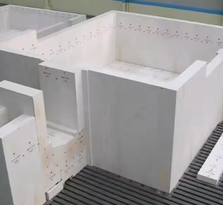 Φαρμακευτική τιμή Συναρμολογημένο Χυτοσίδηρο Ζιρκόνιο Κορούντιο Κεραμίδι Αζς Ακτινοβόλο Κεραμίδι Για Γυάλινο Φούρνο