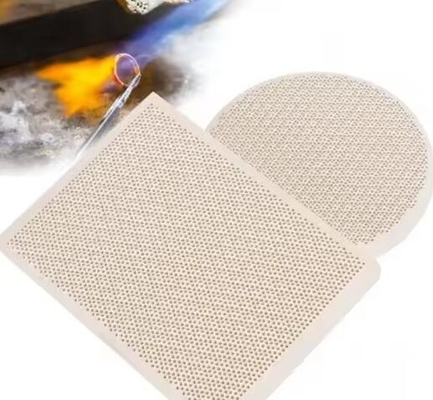 Υψηλής αντοχής 50-200 mm Cordierite πορώδης υπέρυθρες κεραμική πλάκα μέλιτος για αντοχή θερμικού σοκ καυστήρα