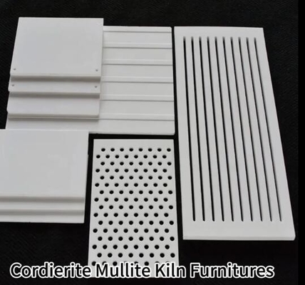 High Temperature Cordierite Mullite Ceramic Batt Plate Refractory Ceramic Mullite Cordierite Slab For Kiln Furniture