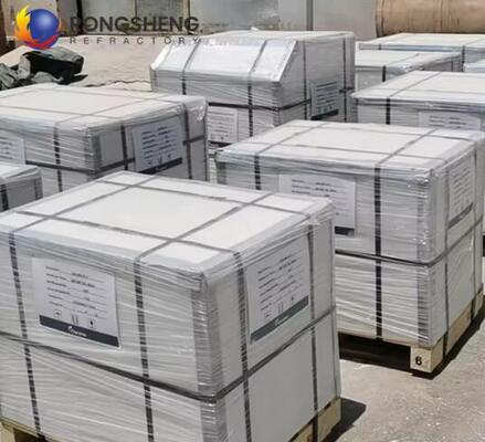 Υψηλής πυκνότητας AZS 33 AZS 36 AZS 41 Μπλοκς Χωρισμένα Ρυθμισμένα Ακατέργαστα AZS Ζυρκόνια Κορούντιο Κύκλιο Για Κύπελλο Σλιτιστικό Φούρνο