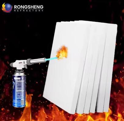Πλάκες Πολυκρυσταλλικών Ινών Μυλλίτη Κίνας 1600C 1800C Πλάκα Μόνωσης Πυρίμαχου Φούρνου με Κεραμικές Ίνες Μυλλίτη