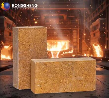 Υψηλής θερμοκρασίας ανθεκτικό τούβλο μαγνησίου Εξαιρετική αντοχή στη λάσπη Σιντερωμένα τούβλα μαγνησίου για επένδυση σιδηρουργικών φούρνων