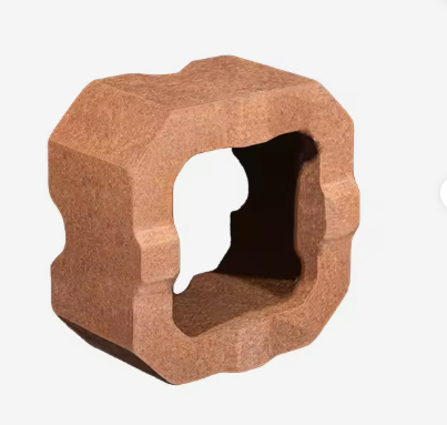 Rongsheng High Temp Magnesium Bricks 92 95 MGO Magnesite Bricks Heat Storage Refractory Magnesia Brick 230x114x65mm